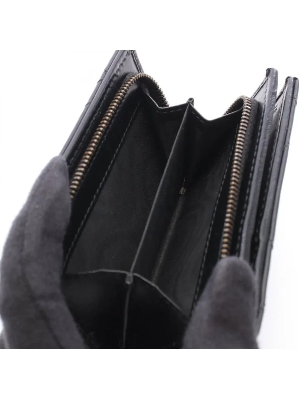 Gucci Bifold Wallet GG Marmont Black Leather Double